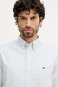 Tommy Hilfiger koszula bawełniana niebieski MW0MW36238
