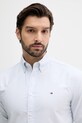 Хлопковая рубашка Tommy Hilfiger голубой MW0MW36238