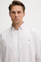 Pamučna košulja Tommy Hilfiger bež MW0MW36238