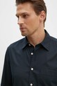 Marc O'Polo koszula bawełniana 426735442090 granatowy