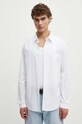 Хлопковая рубашка Iceberg casual белый G060.0115