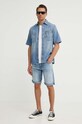 G-Star koszula jeansowa D24602.D539 niebieski AW24