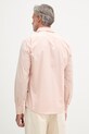 Ρούχα BOSS Orange πουκάμισο ανδρικό βαμβακερό Relegant_6_M 50518304 ροζ