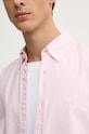 Бавовняна сорочка Boss Orange 50519707 рожевий