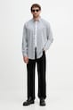 BOSS Orange koszula bawełniana 50519707 szary AW25