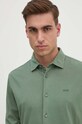 Bavlněná košile Boss Orange 50519746 zelená