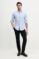 BOSS koszula bawełniana 50520265 niebieski AW24