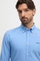 BOSS camicia in cotone 50521996 blu