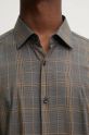 HUGO camicia in cotone 50519840 grigio AW24