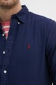Bavlnená košeľa Polo Ralph Lauren 710767828 tmavomodrá AW24