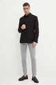 Îmbrăcăminte Armani Exchange camasa din bumbac 6DZCL1.ZN5XZ negru