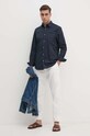 Ρούχα Πουκάμισο Guess COLLIN M4YH08.WGBO1 σκούρο μπλε