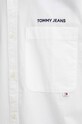 Бавовняна сорочка Tommy Jeans DM0DM19525 білий AW24