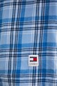 Хлопковая рубашка Tommy Jeans DM0DM19532 голубой AW24