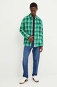 Одяг Бавовняна сорочка Tommy Jeans DM0DM19532 зелений