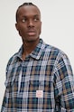 Levi's koszula bawełniana granatowy A5772