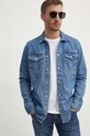 Pepe Jeans koszula jeansowa REGULAR OVERSHIRT PM308584MS3 granatowy