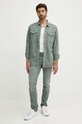 Džínová košile Pepe Jeans REGULAR OVERSHIRT PM308584YH5 zelená AW24