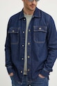 Pepe Jeans kurtka jeansowa RELAXED OVERSHIRT PM308585CU4 granatowy