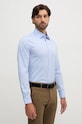United Colors of Benetton camasa lung albastru 5X3LUQ049