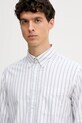 United Colors of Benetton koszula bawełniana biały 5FGBUQ04C