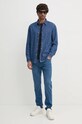 United Colors of Benetton camasa jeans 5FV6UQ001 albastru AW24