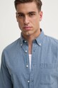 United Colors of Benetton koszula 5NEZUQ04G niebieski