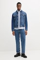 United Colors of Benetton koszula bawełniana 52MCUQ04B niebieski SS25