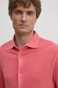 Bavlněná košile United Colors of Benetton 5WMYUQ052 růžová AW24