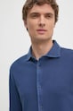 Bavlněná košile United Colors of Benetton námořnická modř 5WMYUQ052