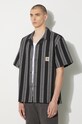 Carhartt WIP cotton shirt Dodson Shirt black I033687.2A3XX
