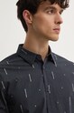 Бавовняна сорочка Armani Exchange темно-синій 6DZC06.ZN5DZ
