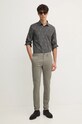 Odzież Armani Exchange koszula bawełniana 6DZC06.ZN5DZ szary