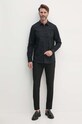 Oblečení Bavlněná košile Armani Exchange 6DZC10.ZNXLZ černá