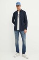 Odzież Armani Exchange koszula 6DZCHJ.ZJEAZ granatowy