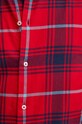 United Colors of Benetton camasa din bumbac 5TCRUQ04X rosu AW24
