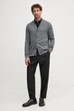 United Colors of Benetton koszula bawełniana 5KQRUQ04B czarny AW24