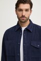 United Colors of Benetton koszula sztruksowa granatowy 5H1KUQ04Y