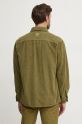 United Colors of Benetton camicia in velluto a coste verde 5H1KUQ04Y