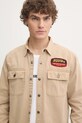 Бавовняна сорочка Superdry бежевий M4010891A.5YE