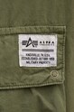 Bavlněná košile Alpha Industries 138420 zelená AW24