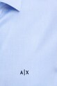 Bavlnená košeľa Armani Exchange 6DZC22.ZN5SZ modrá AW24
