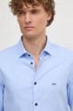 Bavlnená košeľa Armani Exchange 6DZC22.ZN5SZ modrá