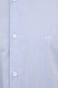 Бавовняна сорочка Armani Exchange 6DZC22.ZN5SZ блакитний
