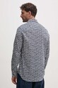 Îmbrăcăminte Armani Exchange camasa din bumbac 6DZC45.ZNZRZ bleumarin