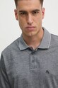 Бавовняне поло Armani Exchange сірий 6DZFJP.ZJM5Z