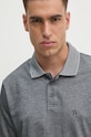 Armani Exchange polo de bumbac gri 6DZFJP.ZJM5Z