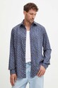Paul&Shark camasa din bumbac lung albastru 14313109CF