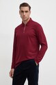 Бавовняний лонгслів Armani Exchange бордо XM000059.AF10362