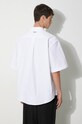 Oblečenie Bavlnená košeľa Kenzo Boke Flower Crest Shortsleeve Shirt FE65CH1239LO.01 biela